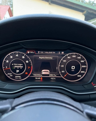 Audi A4 cena 99500 przebieg: 102500, rok produkcji 2016 z Biłgoraj małe 172